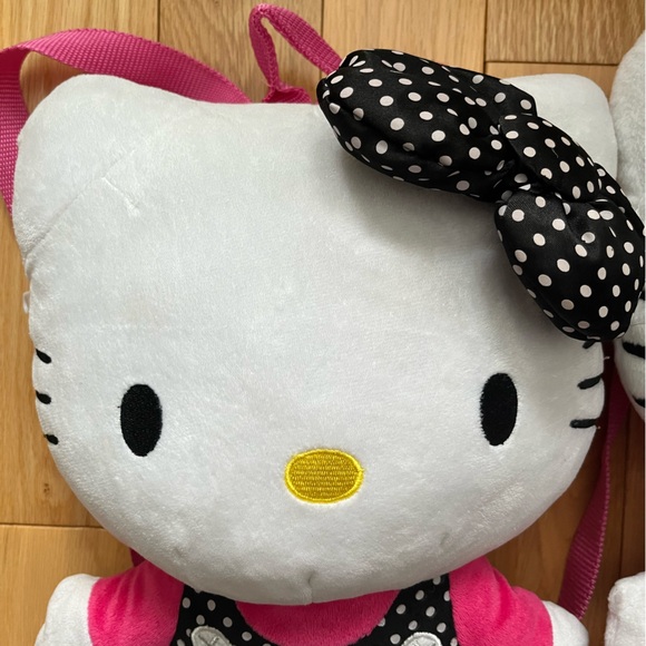 Set of 2 Hello Kitty Plush Backpacks for Girls - Picture 4 of 5
